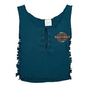 Vintage Easyriders Rodeo Tour 2001 Cut-Off Biker Motorcycle Tank Top USA XS